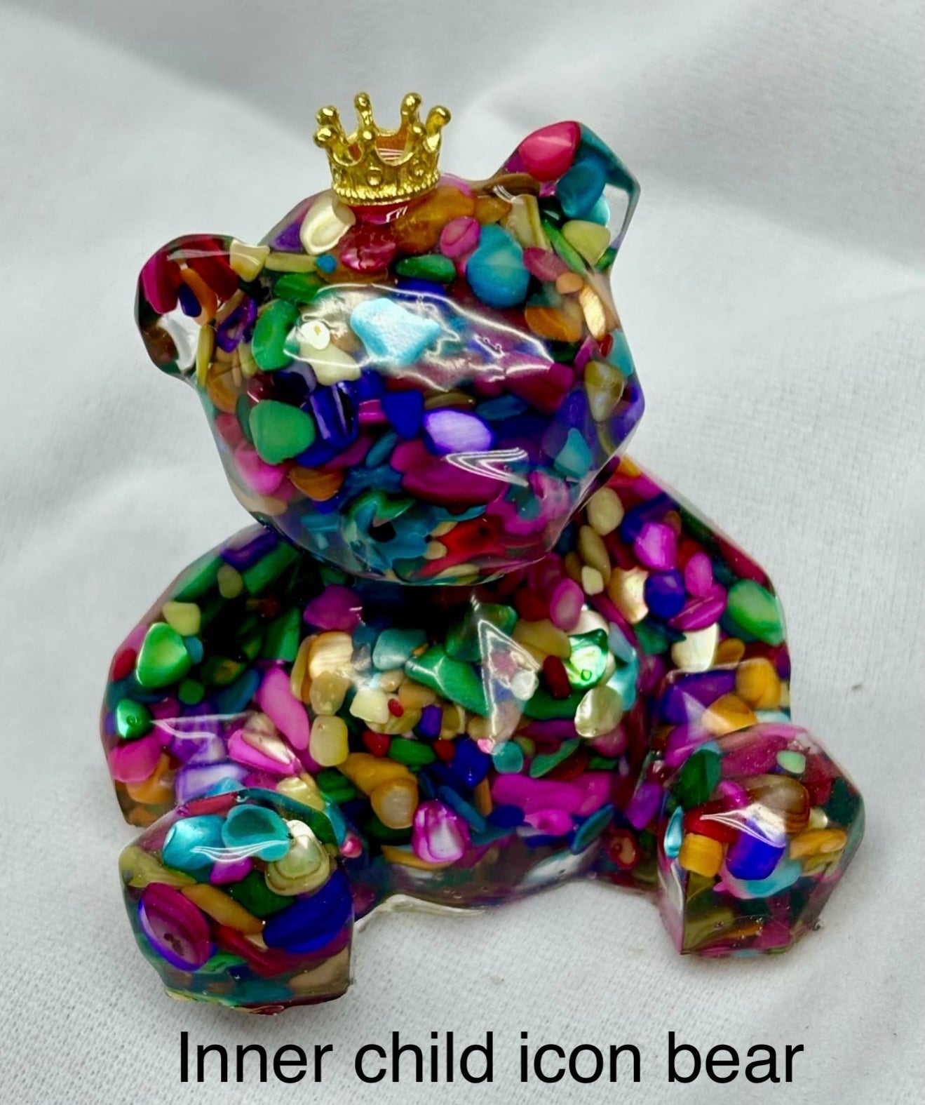 Rainbow Shellstone - "Inner Child Icon Bear"