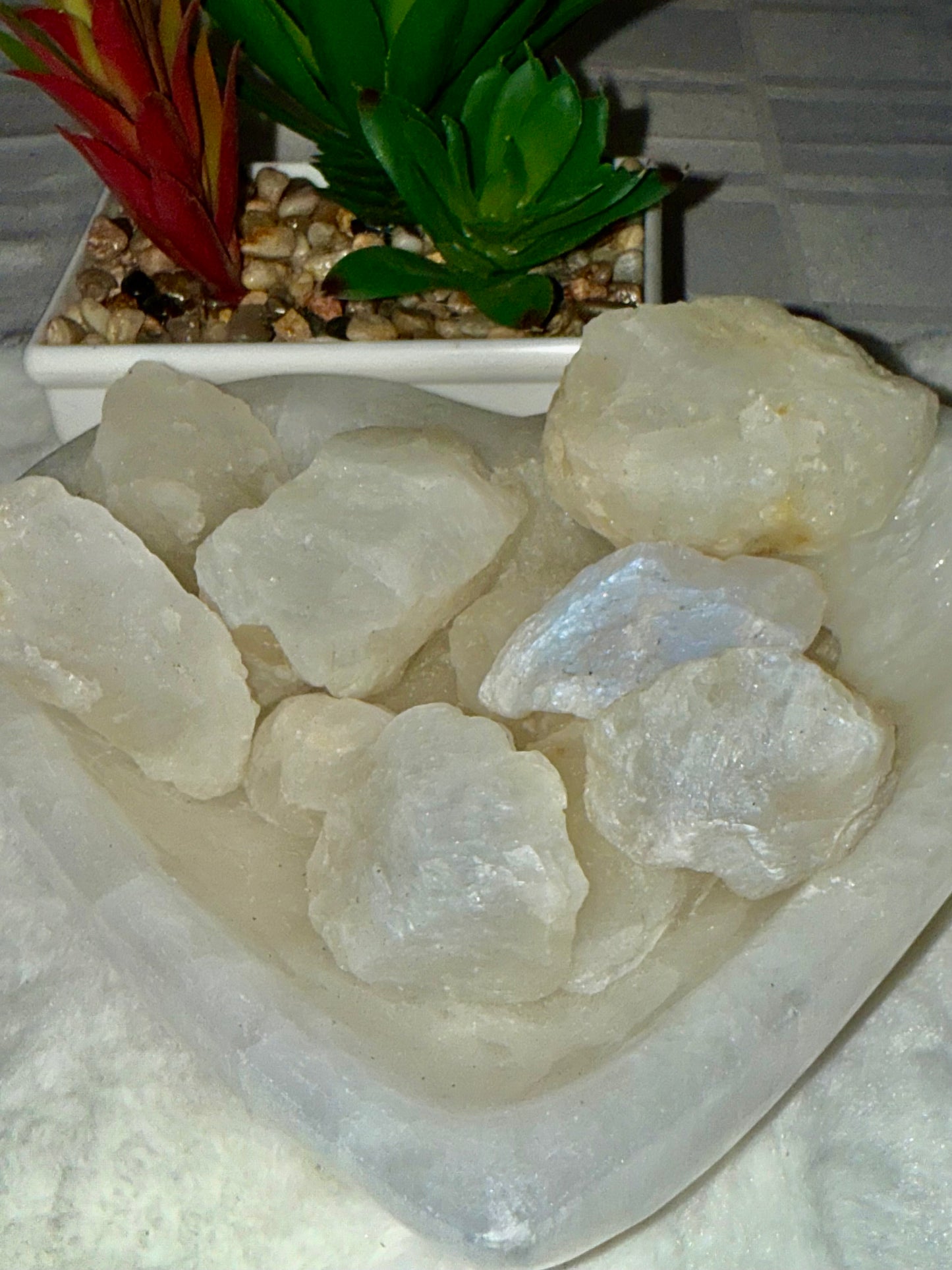 Raw White Moonstone Chunks