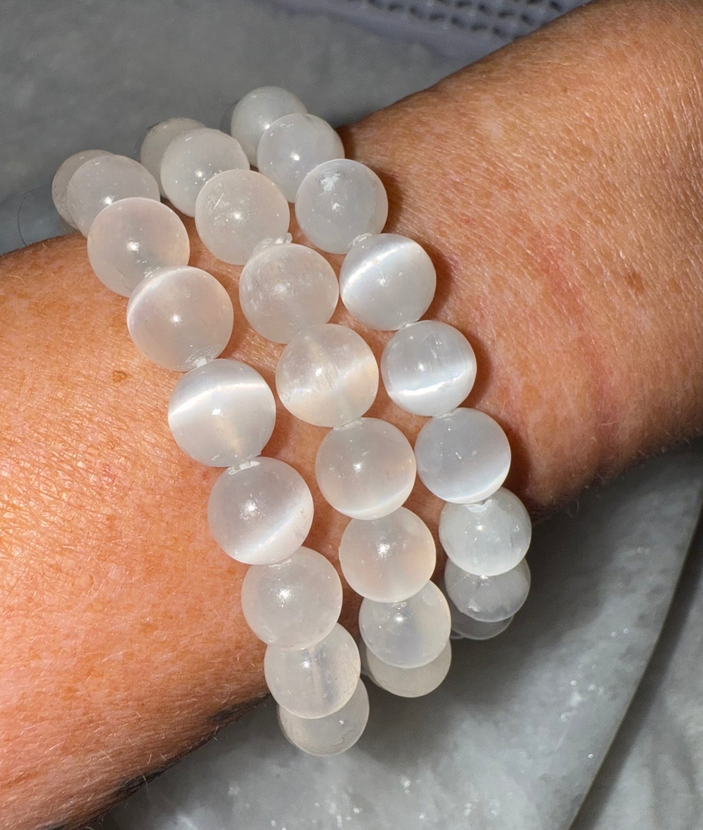 Selenite Bracelet 8mm