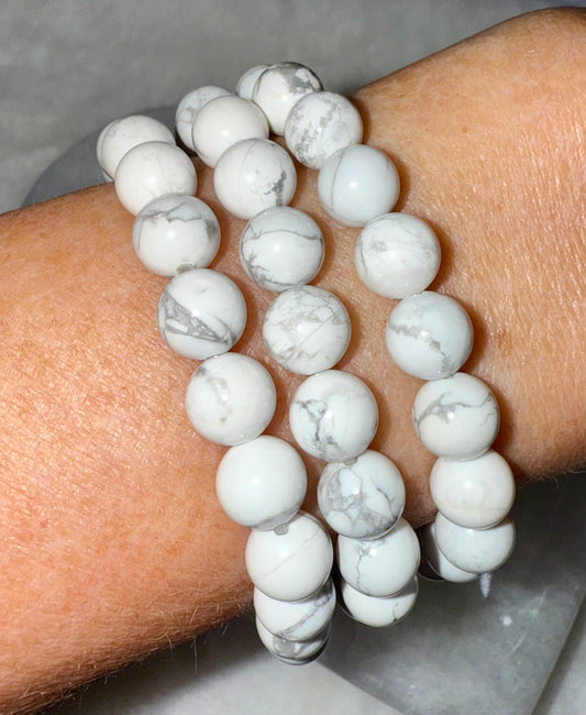 Howlite Bracelet 8mm