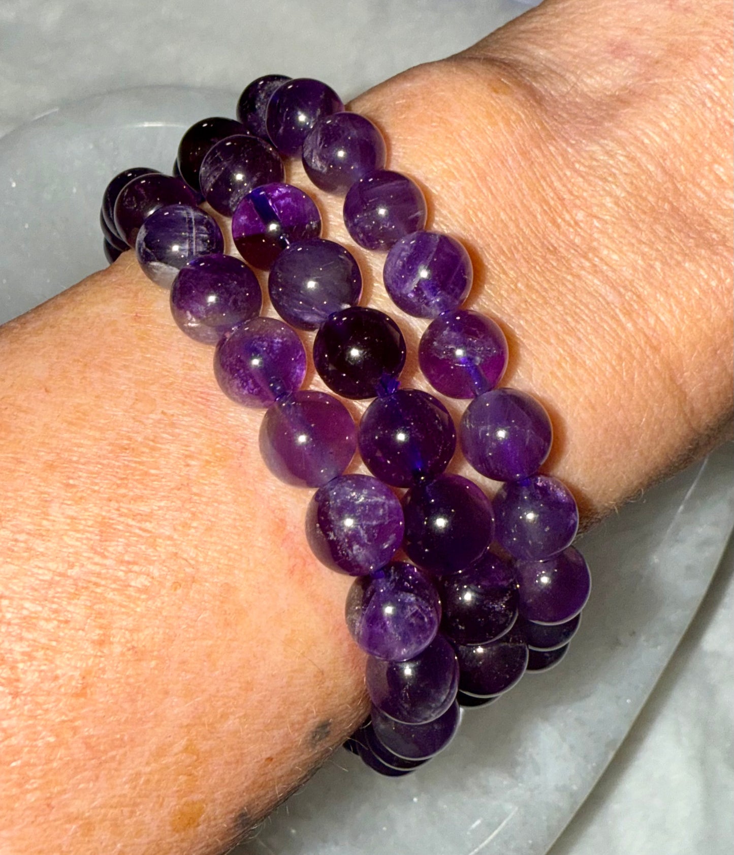 Amethyst Bracelet 8mm