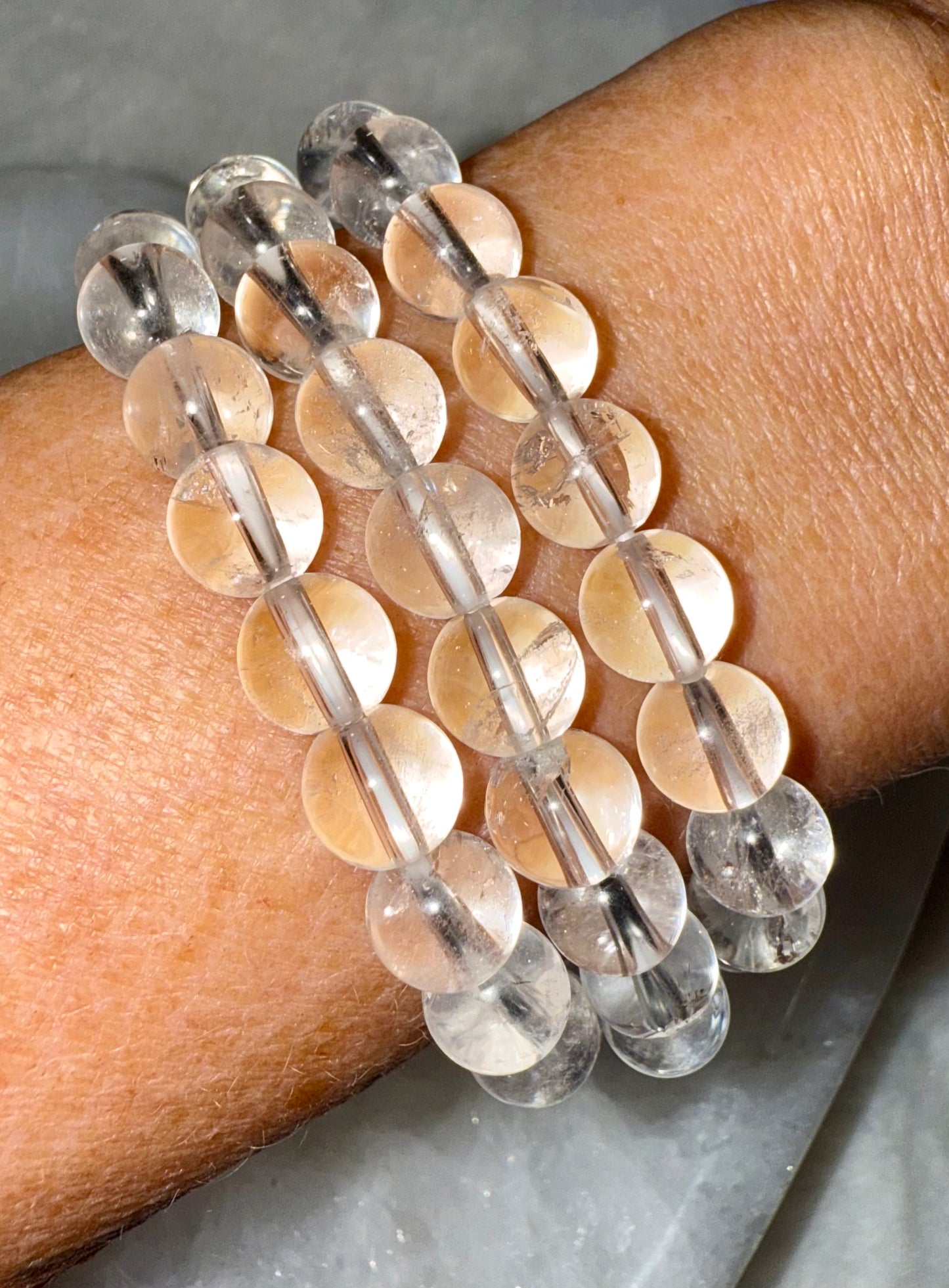 Clear Quartz Bracelet 8mm