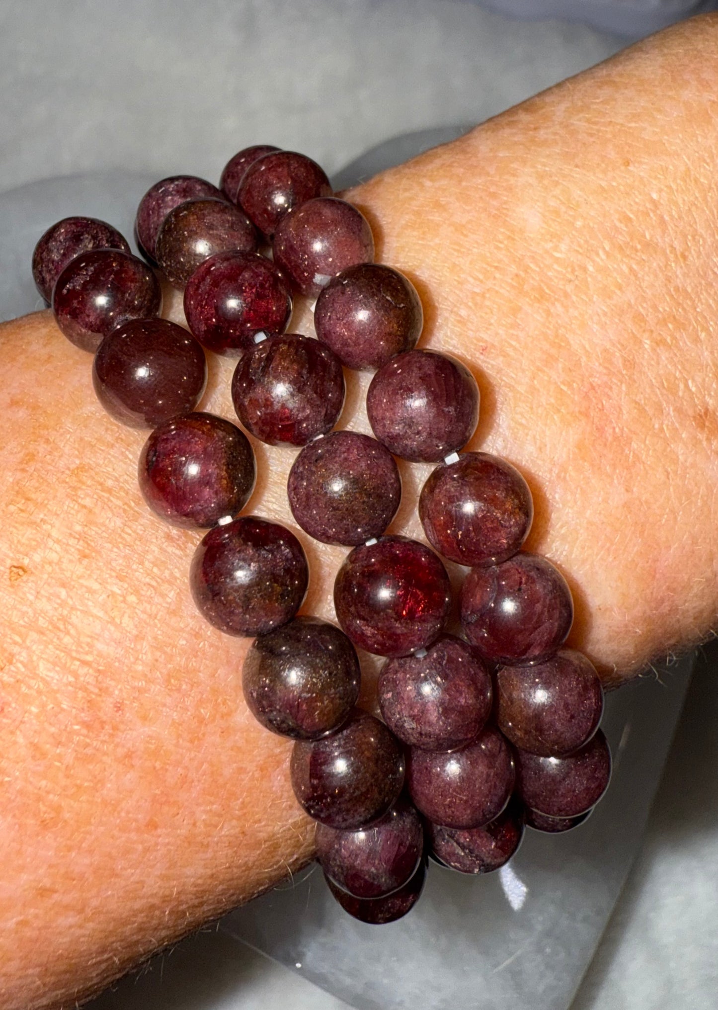 HQ Garnet Bracelet 6mm & 8mm