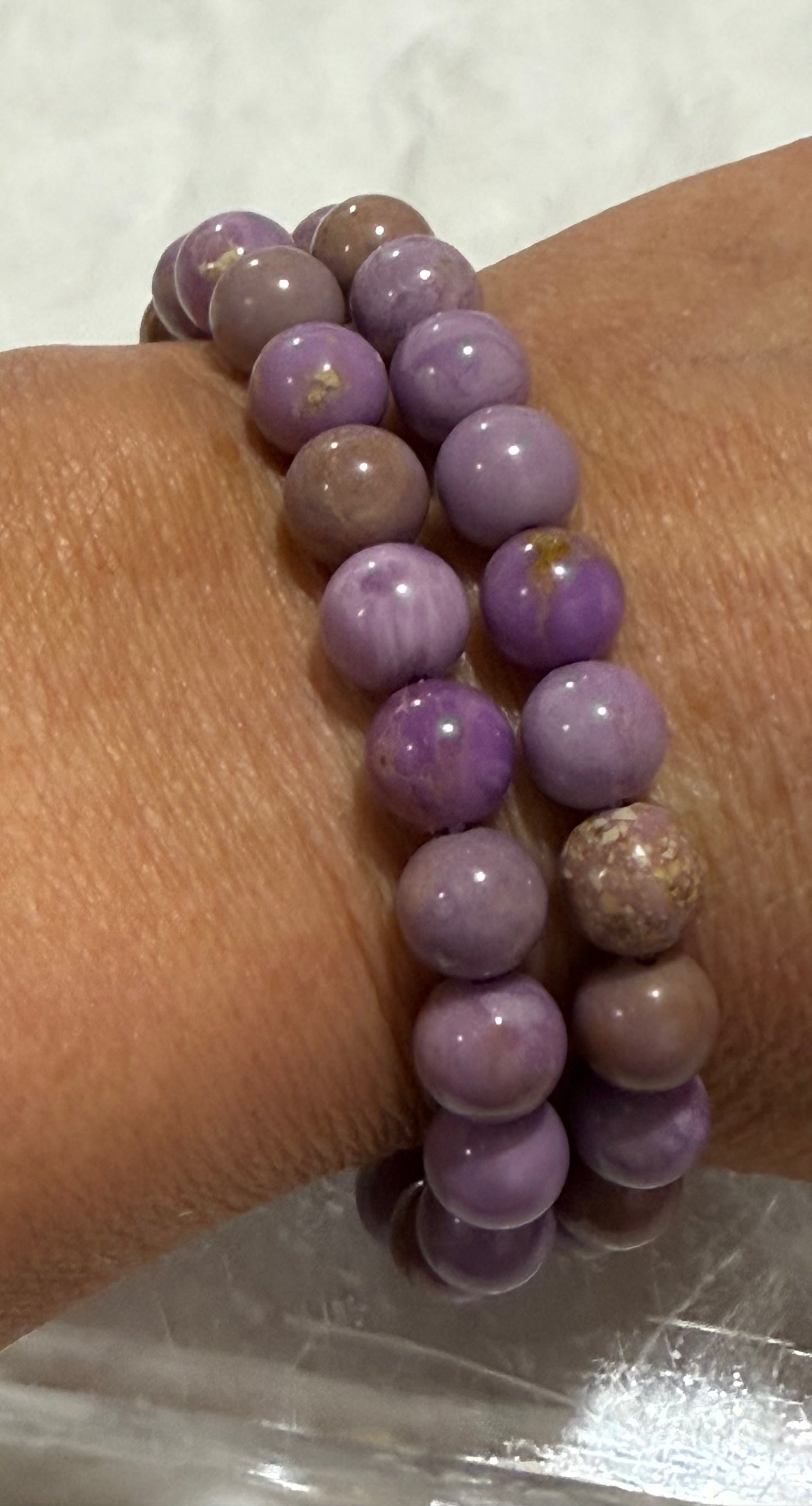 HQ Phosphosiderite Bracelet 6mm & 8mm