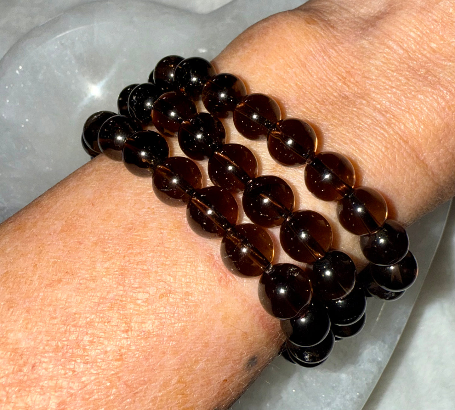 Smoky Quartz Bracelet 8mm