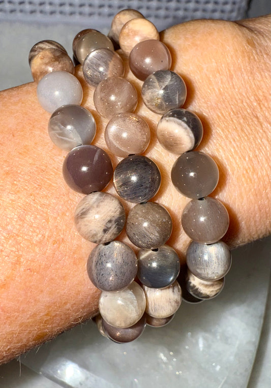Black Moonstone Bracelet 8mm