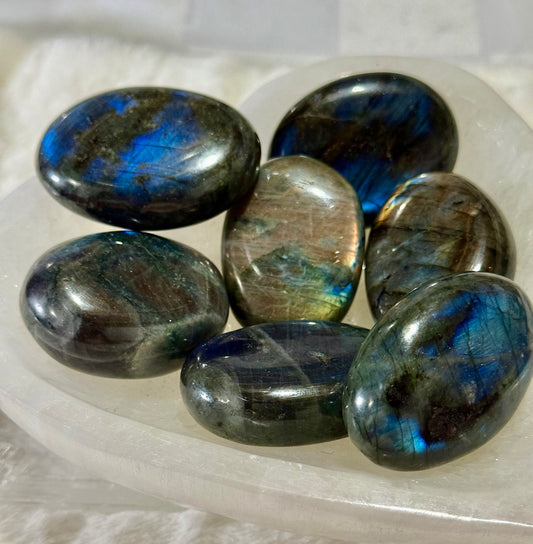 Labradorite Palm Stones