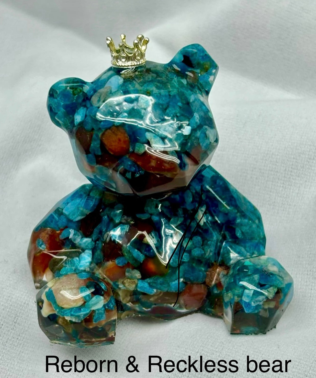Carnelian & Apatite -  "Reborn & Reckless Bear"