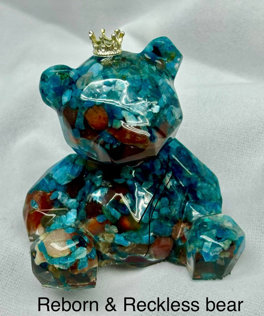 Carnelian & Apatite -  "Reborn & Reckless Bear"