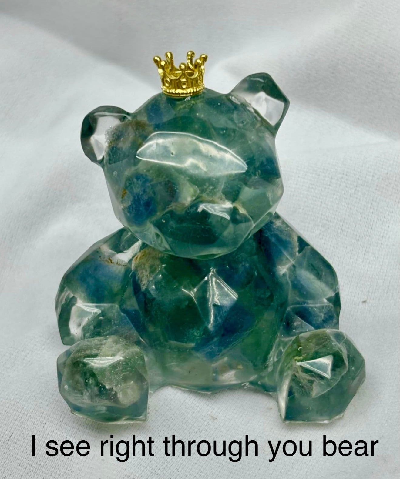 Fluorite - "I See Right Through You Bear"