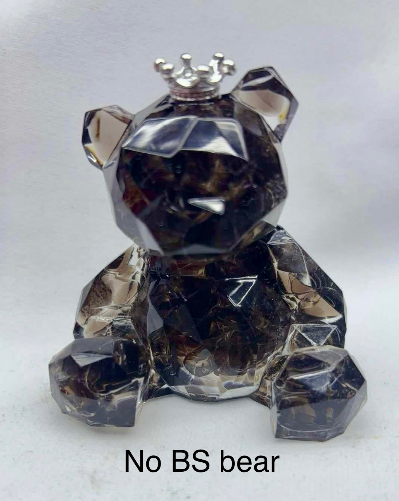 Smokey Quartz- "No BS Bear"