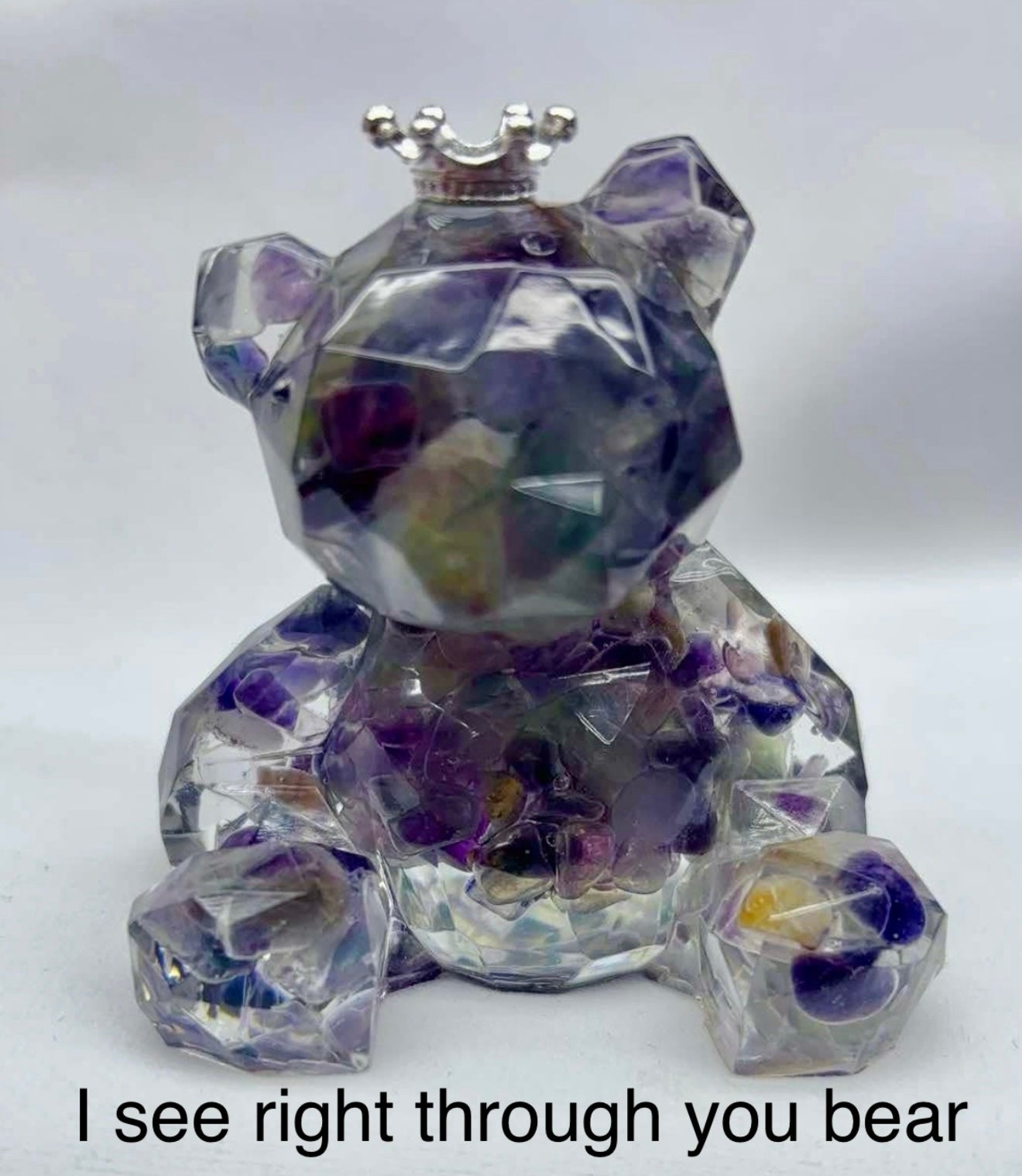 Fluorite - "I See Right Through You Bear"