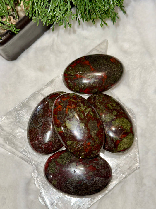Dragon Bloodstone Palmstones