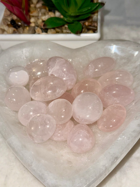 HQ Rose Quartz Large Tumbles