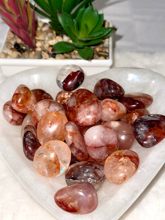 Fire Quartz Tumbles