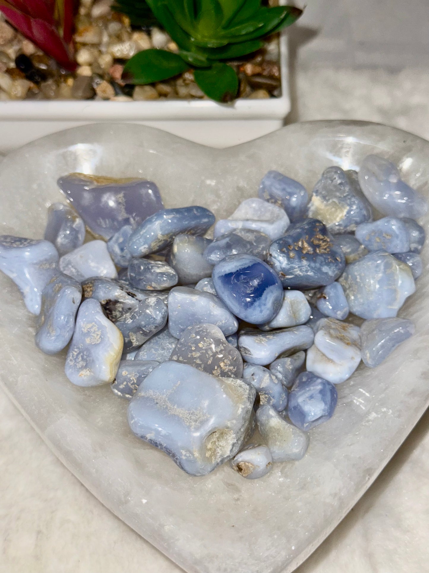Blue Lace Agate Tumbles
