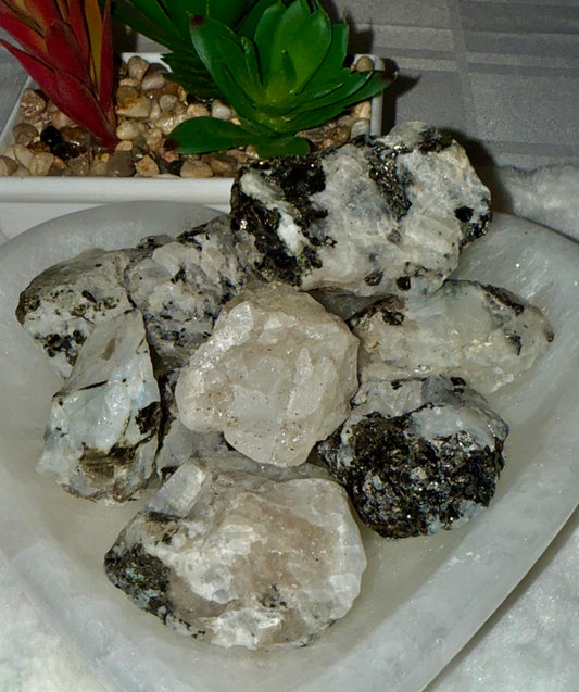 Raw Rainbow Moonstone