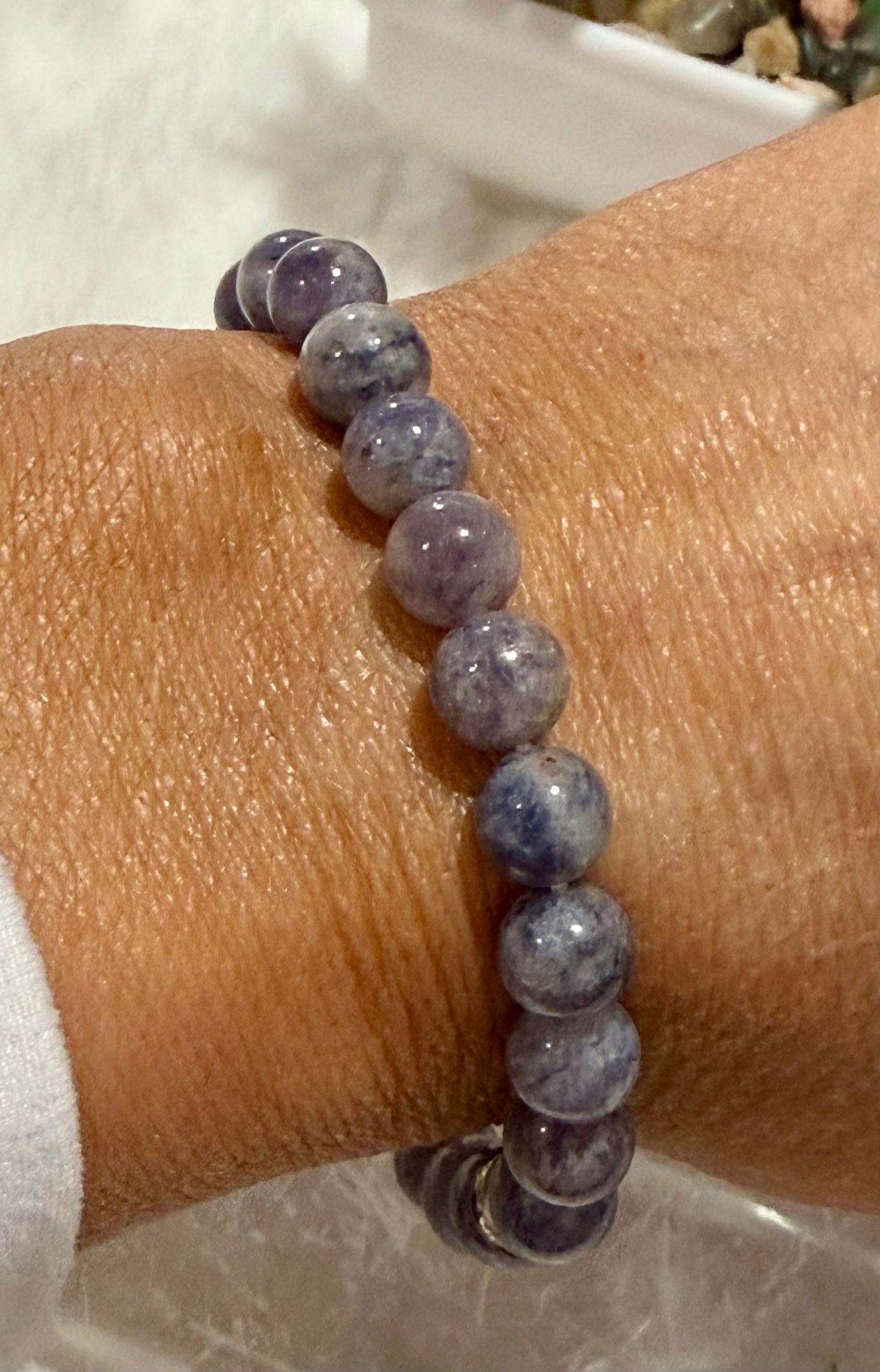Iolite Bracelet 8 mm